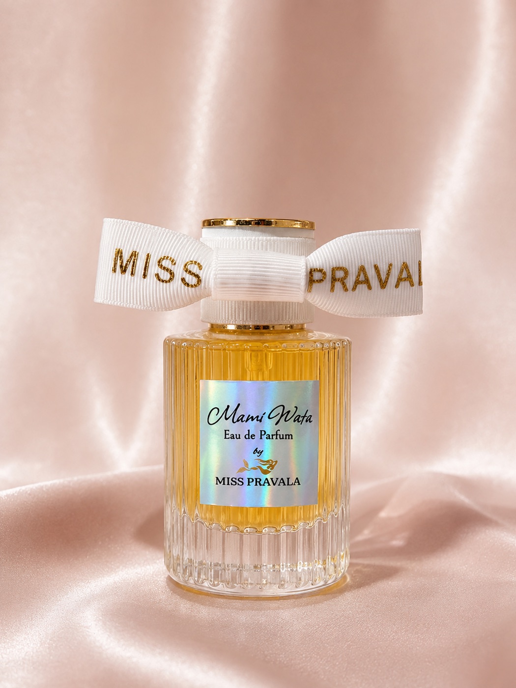 Gold Selkie Eau de Parfum in fluted glass