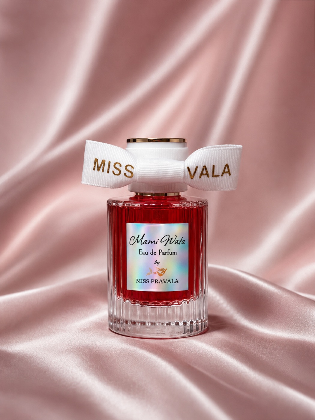 Red Selkie Eau de Parfum in fluted glass