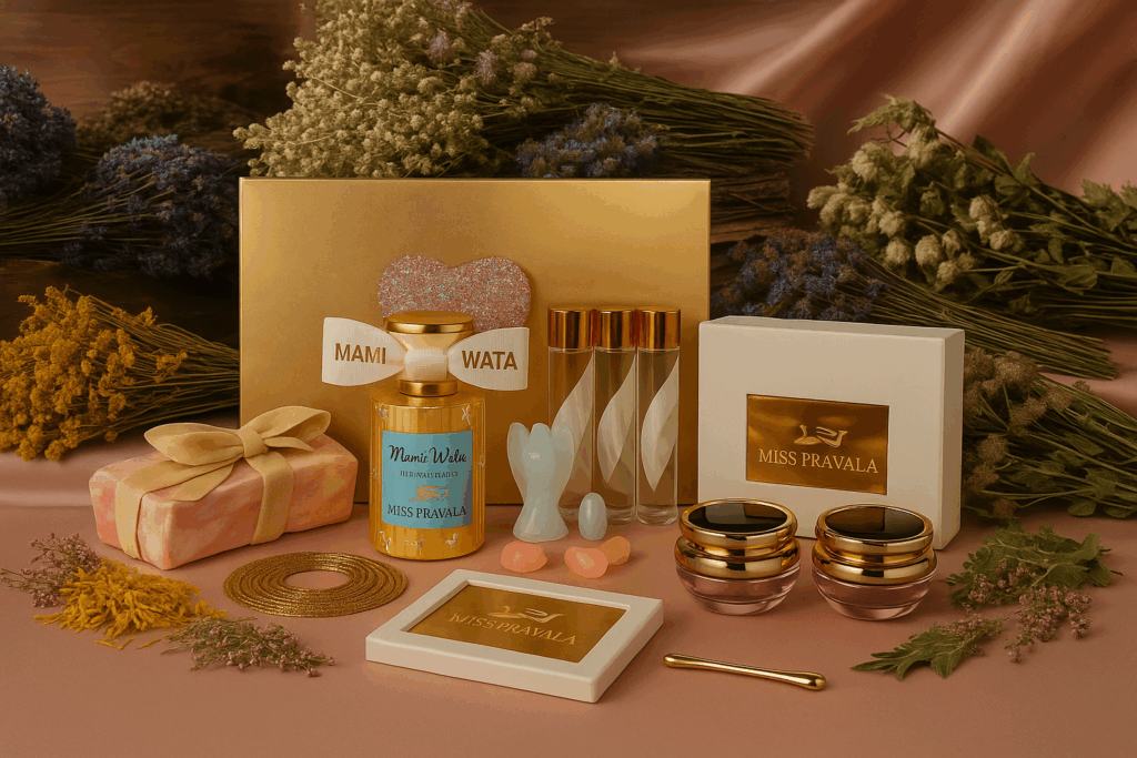 The Lunar Purification Box with its ritual tools and perfumes