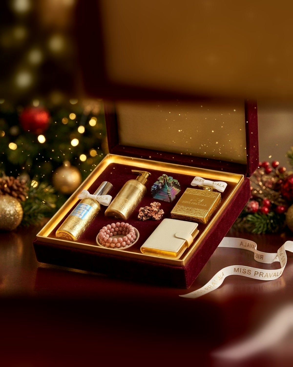 Royal Altar Box by Miss Pravala, a Christmas ritual box with the Self Love Potion and perfume